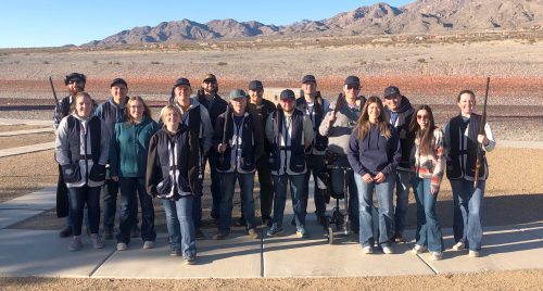 米博体育 is the 2023 West Coast Conference Champion, trapshooters take home first place in dramatic fashion